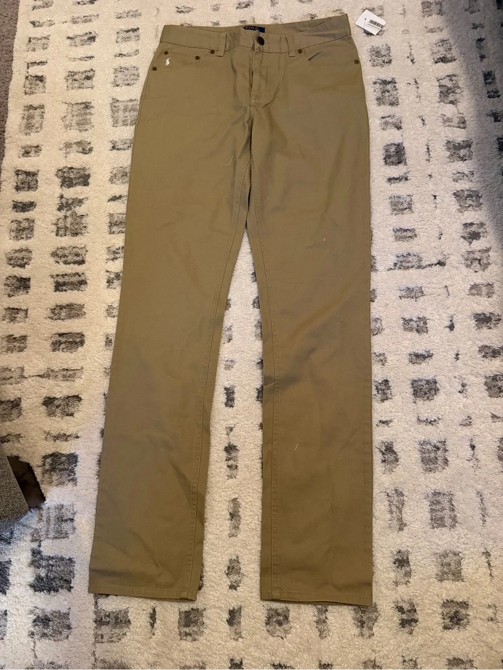 Polo by Ralph Lauren Olive Straight-Leg Chinos